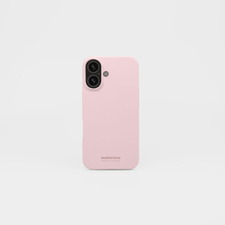 MobileFriend iPhone 17 Skal Silikon Rosa