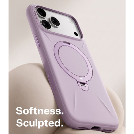 Torras iPhone 18 Pro Skal Ostand Q3 Silicone Lila