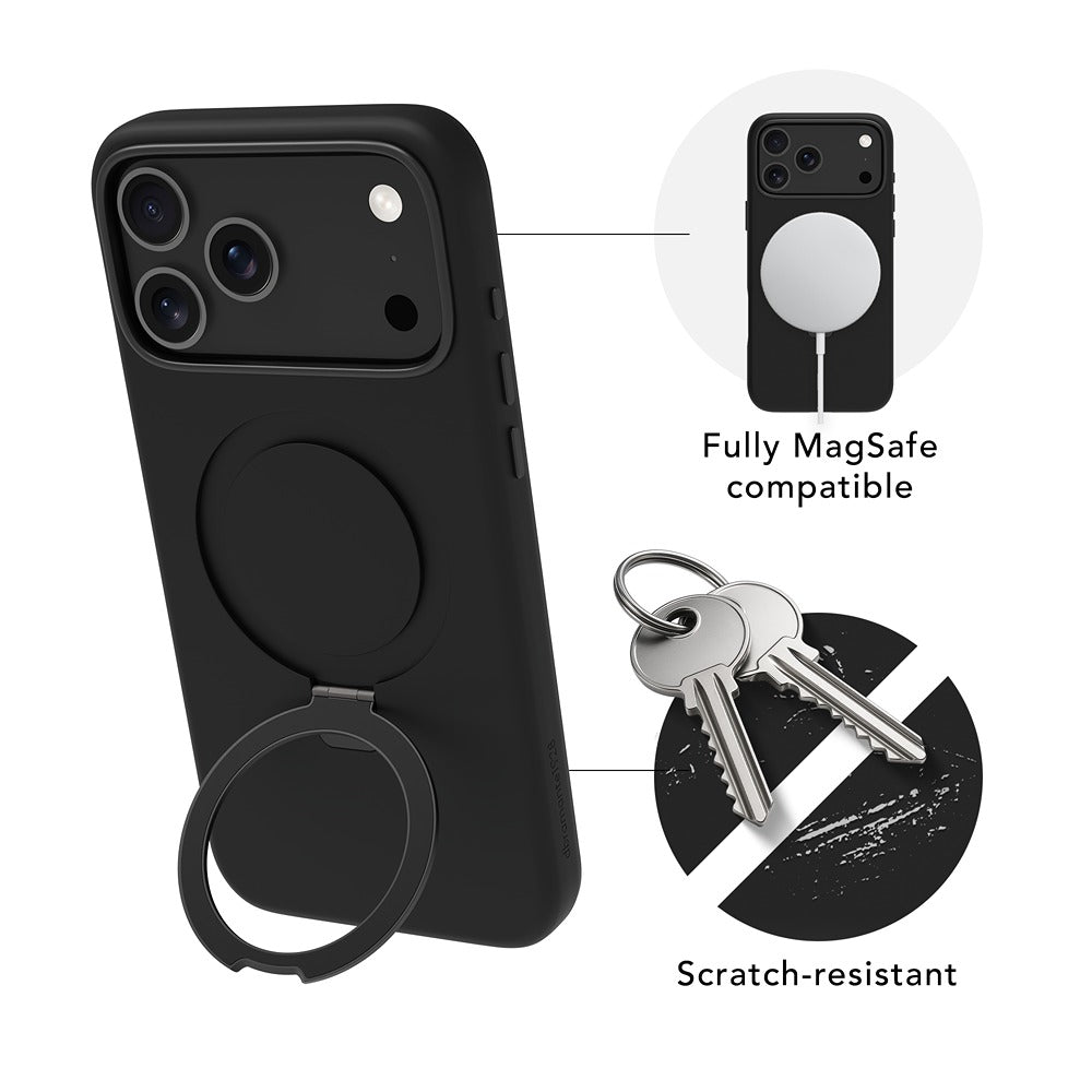 dbramante1928 iPhone 17 Pro Max/iPhone 18 Pro Max Skal Roskilde MagSafe Kick ICON Midnight