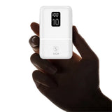 SiGN Mini Powerbank med Display 10 000mAh Vit