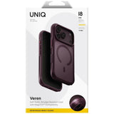 Uniq iPhone 17 Pro/iPhone 18 Pro Skal Veren MagClick Burgundy