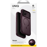 Uniq iPhone 17 Pro Max/iPhone 18 Pro Max Skal Veren MagClick Burgundy