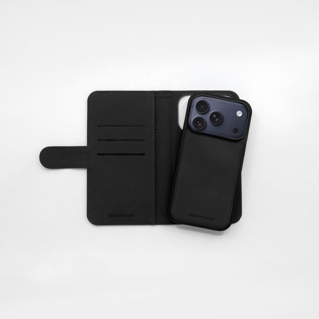 MobileFriend iPhone 17 Pro/iPhone 18 Pro Fodral Magnetiskt Svart