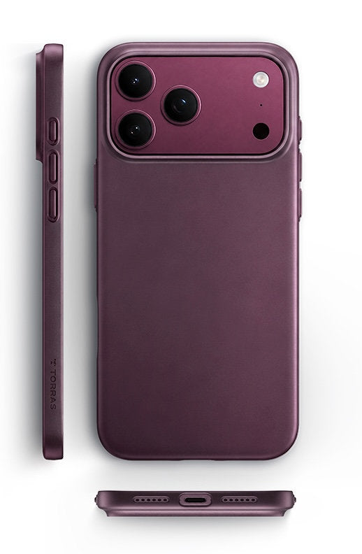 Torras iPhone 18 Pro Skal OriginFit Mag Lila