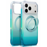 Torras iPhone 18 Pro Max Skal Ostand O3 Air Gradient Alaska Aurora