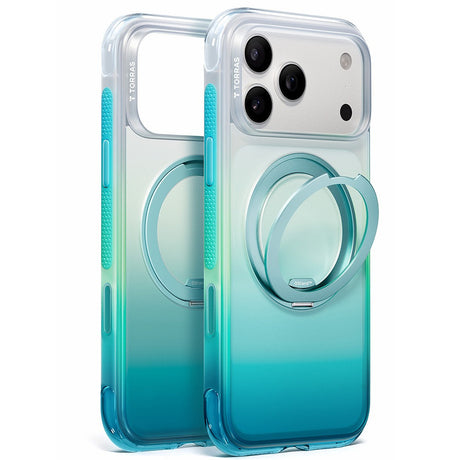 Torras iPhone 18 Pro Max Skal Ostand O3 Air Gradient Alaska Aurora