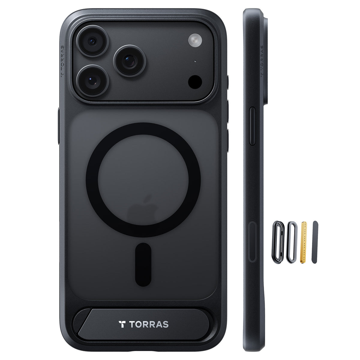 Torras iPhone 18 Pro Skal Ostand L1 Svart