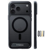 Torras iPhone 18 Pro Max Skal Ostand L1 Svart