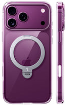 Torras iPhone 18 Pro Skal Ostand Q3 Spin Transparent