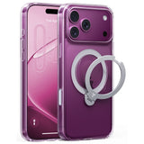 Torras iPhone 18 Pro Skal Ostand Q3 Spin Transparent
