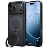 Torras iPhone 18 Pro Max Skal Ostand Q3 Spin Obsidian Black