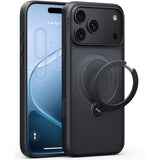 Torras iPhone 18 Pro Max Skal Ostand Q3 Spin Obsidian Black
