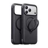 Torras iPhone 18 Pro Max Skal Ostand Q3 Rugged Jet Black