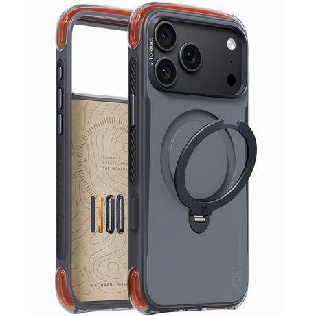 Torras iPhone 18 Pro Skal Ostand Q3 Air Pro Obsidian Core