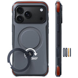 Torras iPhone 18 Pro Skal Ostand Q3 Air Pro Obsidian Core