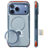 Torras iPhone 18 Pro Max Skal Ostand Q3 Air Pro Polar Slate
