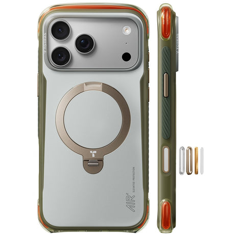 Torras iPhone 18 Pro Max Skal Ostand Q3 Air Pro Alpine Marble
