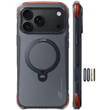Torras iPhone 18 Pro Max Skal Ostand Q3 Air Pro Obsidian Core