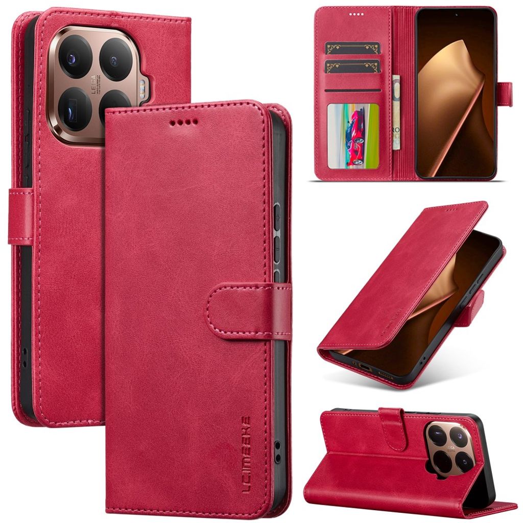 Lc.Imeeke Xiaomi 17T Fodral med Kortfack Stativfunktion Rosa
