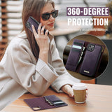 CaseMe iPhone 15 Fodral C49 Series Lila