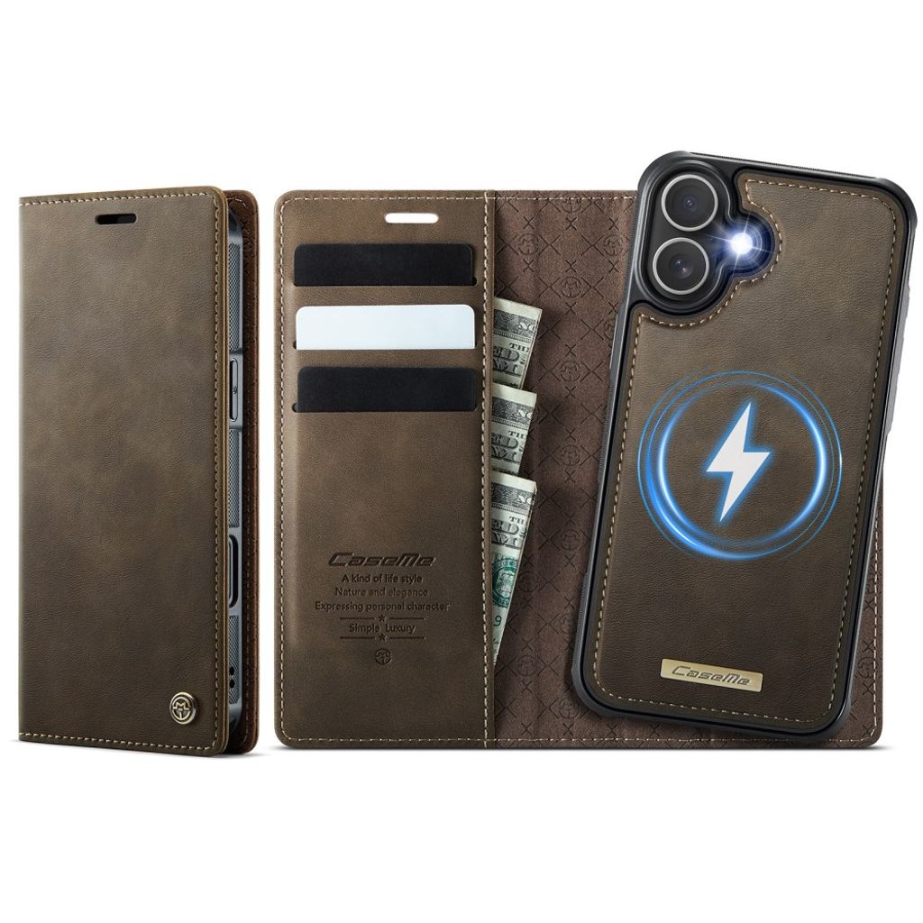 CaseMe iPhone 17 Fodral C49 Series Brun