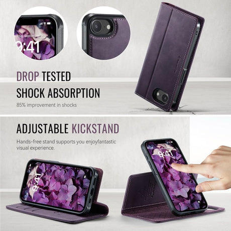 CaseMe iPhone 16e/iPhone 17e Fodral C49 Series Lila