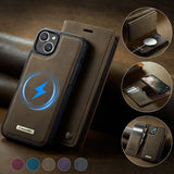 CaseMe iPhone 15 Fodral C49 Series Brun