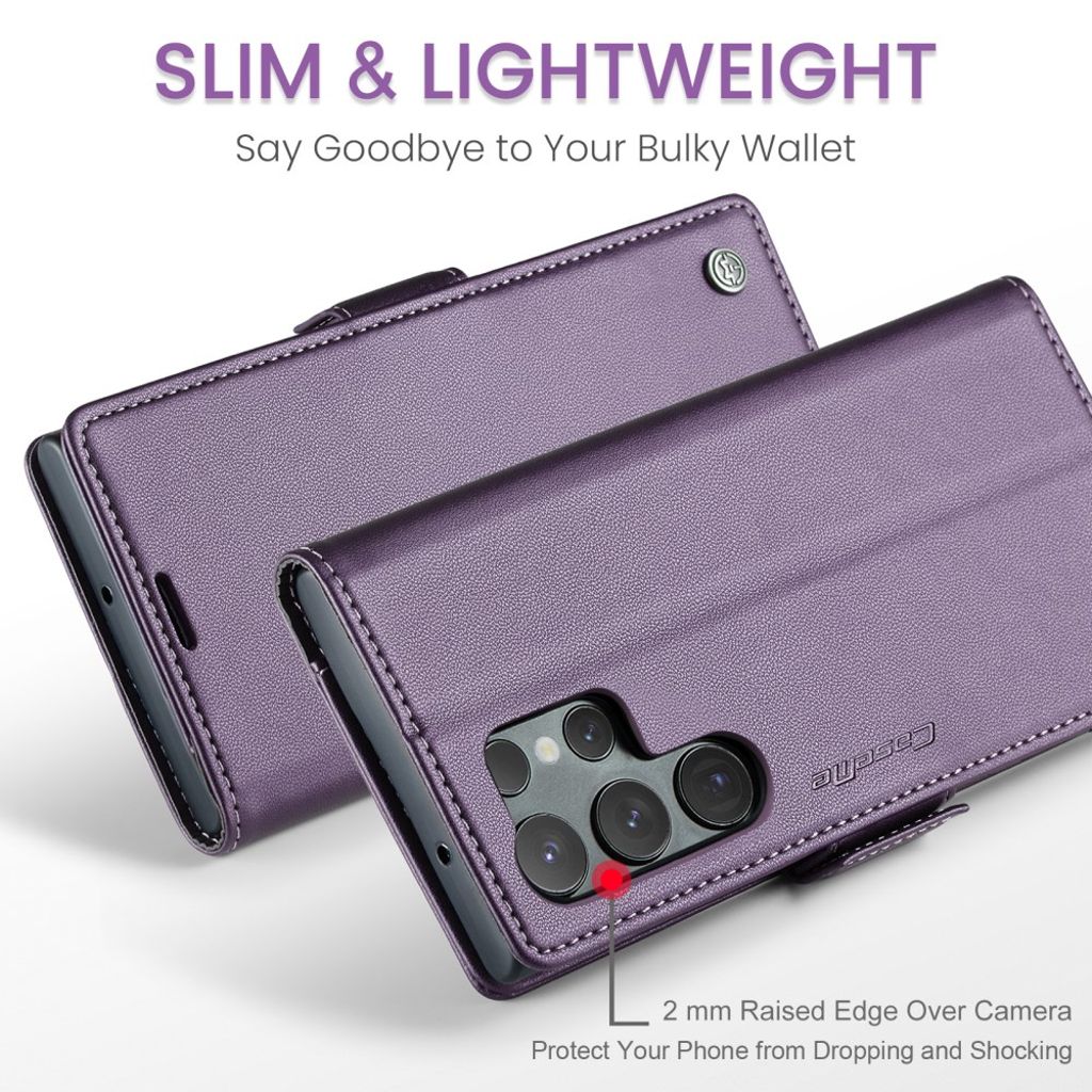 CaseMe Samsung Galaxy S24 Ultra Fodral 023 Series Lila