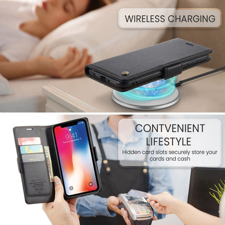 CaseMe iPhone Xs Max Fodral 023 Series Svart