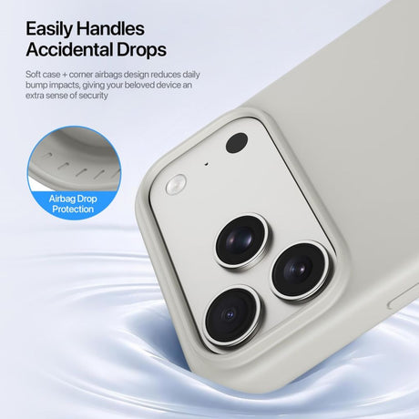 Dux Ducis iPhone 17 Pro/iPhone 18 Pro Skal Piel Series MagSafe Beige