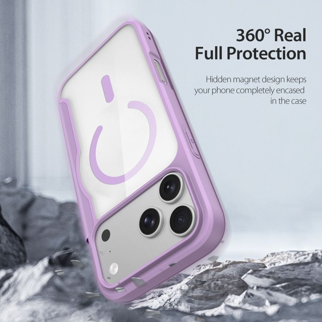 Dux Ducis iPhone 17 Pro Max/iPhone 18 Pro Max Fodral Skin X Pro Series MagSafe Lila