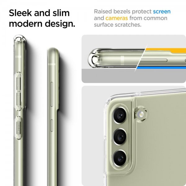 Spigen Samsung Galaxy S21 FE Skal Liquid Crystal Crystal Clear