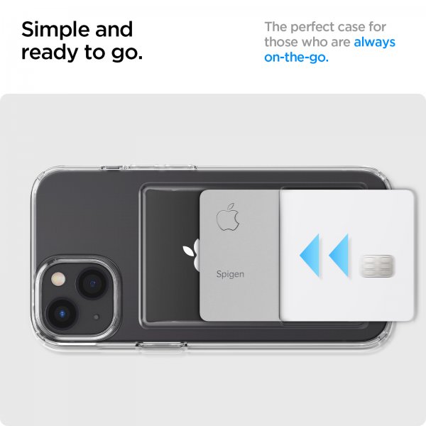 Spigen iPhone 13 Skal Crystal Slot Crystal Clear