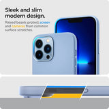 Spigen iPhone 13 Pro Max Skal Silicone Fit Sierra Blue