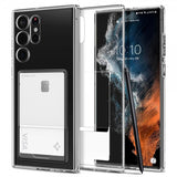Spigen Samsung Galaxy S22 Ultra Skal Crystal Slot Crystal Clear