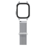 Spigen Apple Watch 45mm Skal med Armband Metal Fit Pro Silver