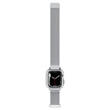 Spigen Apple Watch 40mm Skal med Armband Metal Fit Pro Silver