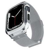 Spigen Apple Watch 40mm Skal med Armband Metal Fit Pro Silver