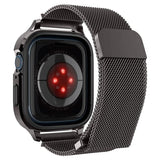 Spigen Apple Watch 40mm Skal med Armband Metal Fit Pro Graphite