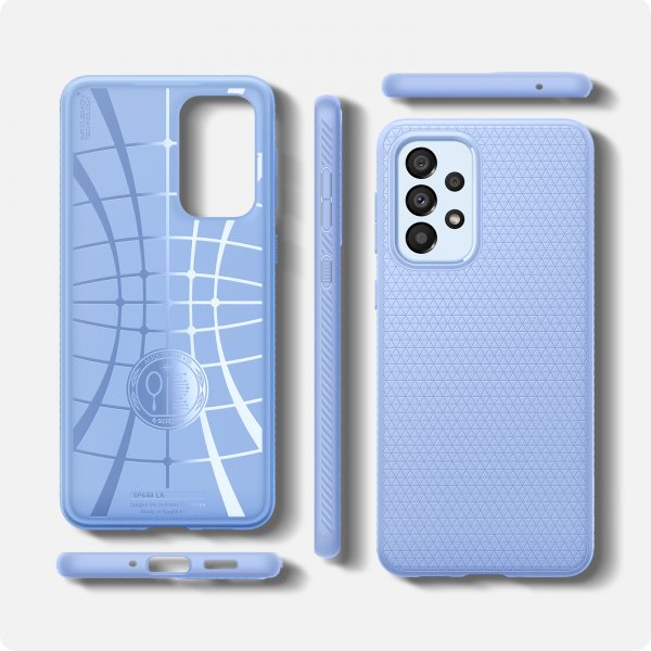 Spigen Samsung Galaxy A33 5G Skal Liquid Air Cream Blue