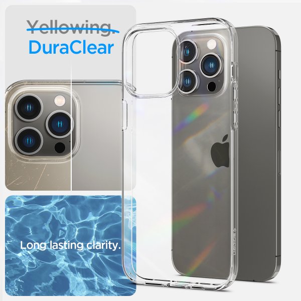Spigen iPhone 14 Pro Max Skal med Skärmskydd Crystal Pack Crystal Clear