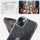 Spigen iPhone 14 Plus Skal Liquid Crystal Glitter Crystal Quartz