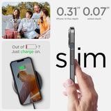 Spigen iPhone 14 Plus Skal Optik Crystal Chrome Gray