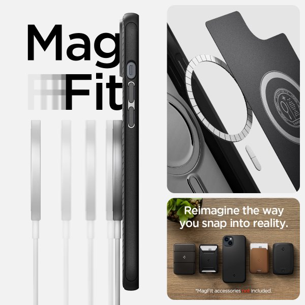 Spigen iPhone 14 Plus Skal Mag Armor MagFit Matte Black