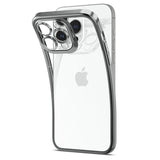 Spigen iPhone 14 Pro Skal Optik Crystal Chrome Gray