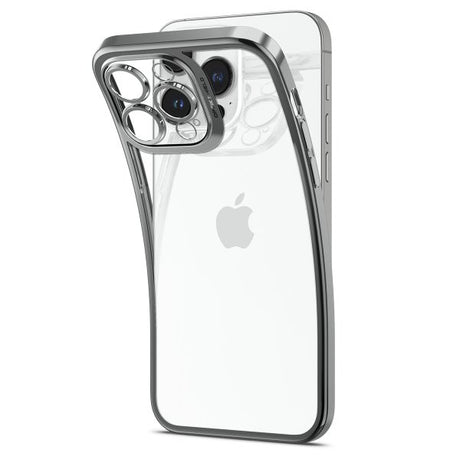 Spigen iPhone 14 Pro Skal Optik Crystal Chrome Gray