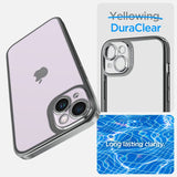 Spigen iPhone 14 Skal Optik Crystal Chrome Gray
