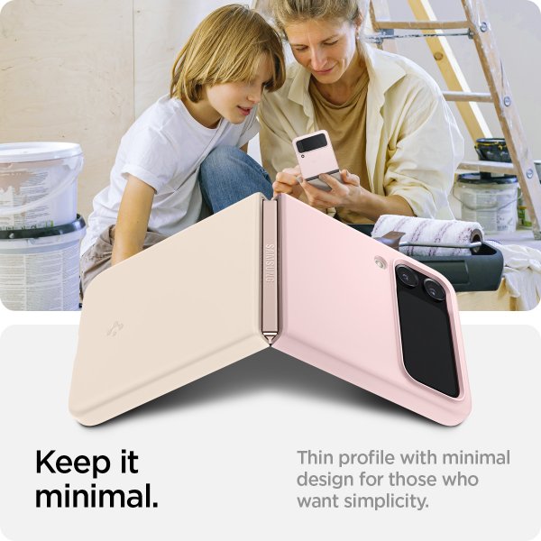 Spigen Samsung Galaxy Z Flip 4 Skal AirSkin Cotton Pink