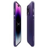 Spigen iPhone 14 Pro Skal Liquid Air Deep Purple