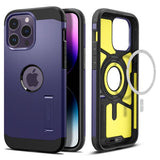 Spigen iPhone 14 Pro Skal Tough Armor MagFit Deep Purple